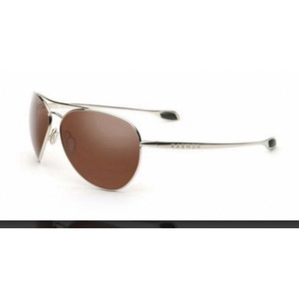 Vintage Kaenon Sequence Aviator Polarized Sunglasses SR-91 Gold Japan Nm gold